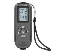 RASTKY Pantalla LCD Medidor de Espesor de Revestimiento Herramienta de Medición de Película de Pintura Digital de Alta Precisión para la Industria de Procesamiento de Metales 0-2000um ABS Negro