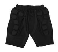 RASTKY Pantalones Cortos Transpirables Protectores Acolchados 3D para Deportes Extremos, Pantalones Cortos a Tope de Cadera para Esquiar Patinaje para Hombres y Mujeres Negro (M)