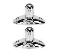 RASTKY Paquete de 2 Bisagras de Montaje Lateral Giratorias de Acero Inoxidable 316, Rotación de 360 Grados, Accesorios Superiores Bimini con Acabado Pulido para Barcos Marinos