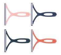 RASTKY Paquete de 4 Raspadores de Limpieza de Alfombras y Afeitadora de Pelusas Portátil de Doble Cara Eliminación sin Esfuerzo de Cabello, Polvo y Desechos de Ropa, Muebles Más