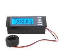 RASTKY PEACEFAIR Digital AC 80-260V 100A Panel Meter Voltímetro para Monitoreo Doméstico con Función de Ahorro de Energía para una Fácil Instalación y Uso