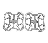 RASTKY Pedales de Disco Autoblocantes Adaptador de Plataforma Pedal Antideslizante de Aleación de Aluminio para Pedales de Bloqueo, Fácil Instalación/desmontaje, 2 Pares para Todos los Ciclistas