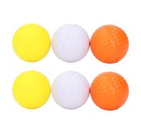 RASTKY Pelotas de Práctica, Juego de 6 uds., Bolas Texturizadas de 3 Colores y Bolsa de Almacenamiento de PU, Kit de Equipo, Pelotas de Entrenamiento para Entusiastas