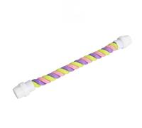RASTKY Percha Flexible de Cuerda de Algodón para Pájaros Multicolor, Cómodo Soporte para Loros Flexible para Periquitos, Juguete de Escalada para Loros, Herramienta Duradera de Entrenamiento para (S)