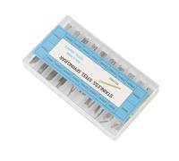 RASTKY Piezas de Reloj Pasadores Divididos Surtido de Acero Inoxidable de 1 Mm para Entusiastas de la Reparación de Correas de Relojes 8-27 Mm