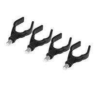 RASTKY Pinza para Caña de Pescar de Alta Resistencia, 4 Cabezales de Apoyo con Cabezal en V para Barra de Banco, Práctico Soporte para Culata de Pesca para Apertura Frontal Máxima de 32 Mm, Ideal