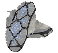 RASTKY Pinzas de Acero para Hielo, Tacos de Tracción para Nieve para Botas y Zapatos, Diseño de TPE Fácil de Usar, Talla M/L, Adecuados para Caminar en la Nieve y Caminos Embarrados