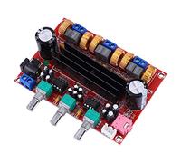 RASTKY Placa Amplificadora de Potencia de 2.1 Canales con Chip TPA3116D2 Suministro de Amplio Voltaje para Entusiastas del Audio DC12-24V para Sistemas de Audio Domésticos