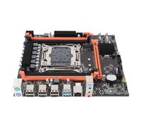 RASTKY Placa Base X99H DDR4 Altamente Compatible con Estructura M-ATX, Soporte de Memoria 128G, Puertos Compactos, Condensadores Sólidos para Operaciones Confiables para Entusiastas de la Tecnología