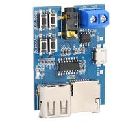 RASTKY Placa Decodificadora de MP3 Amplificador de Potencia Incorporado para una Fácil Instalación, para Proyectos de de Bricolaje