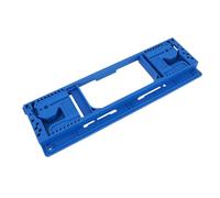 RASTKY Plantilla de Enrutador de Bisagra de Puerta Versátil y Ajustable para una Instalación Precisa, Adecuada para Bisagras Redondas de 5/8", para Entusiastas de las Mejoras en el Hogar, ABS Azul