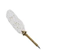 RASTKY Pluma de Caligrafía de Plumas Vintage Escritura Suave Punta Plana para Caligrafía Gótica e Italiana para Creaciones y Prácticas Artísticas con Punta Reemplazable y Textura de Pluma Suave para