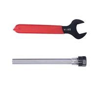 RASTKY Portaherramientas Duradero de Vástago Recto con Procesamiento Fino para Fresado CNC, Apto para Pinza ER11, Adecuado para Procesamiento de Máquinas Herramienta de Alta Precisión (C10-ER11A-100L)