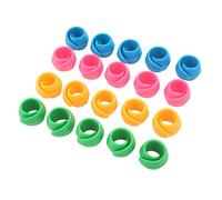 RASTKY Portahilos 20 Piezas Clips de Bobina de Silicona de 4 Colores Protector de Carrete de Costura para Amantes del Bordado en el Hogar
