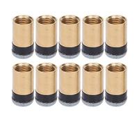 RASTKY Puntas de Tornillos de Repuesto para Palos de 9 Bolas con Hilos Fuertes, Puntas Esenciales para Tacos de Billar para Control de Bolas, para Entusiastas del Billar, Cobre + Piel de Ganado (13