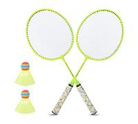 RASTKY Raqueta de Bádminton para Niños con Funda Protectora, 3 Opciones de Colores, Juego de Material de Aleación de Hierro de Nailon de Primera Calidad, Juguete Educativo para la Coordinación