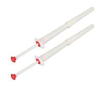 RASTKY Recogedor de Pepinillos de Acero Inoxidable, Herramienta de Agarre de Plástico Para Aceitunas, Pimientos, Frutas, Carne, 2 uds. Para Cocina, Restaurante, Hotel