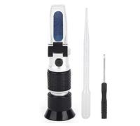 RASTKY Refractómetro Portátil Brix Tester 0-90% Conveniente para la Mayoría de Las Pruebas de Azúcar Líquido con Manual de Usuario para Principiantes