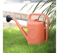 RASTKY Regadera de Gran Capacidad de 5 litros con Pico Largo para Plantas de Interior y Exterior, Hervidor de Riego de Flores para Jardinería Doméstica, PP, PE, Acero Inoxidable (Rojo ladrillo)