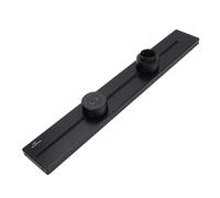 RASTKY Regleta de Alimentación Extraíble con Enchufe de Pista para Electrodomésticos de Alta Potencia, Protección IP20, Riel de 600mm para Oficina, Sala de Estar, Aleación de Aluminio (2xEnchufe