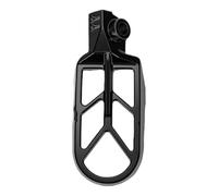 RASTKY Reposapiés de Moto, Estriberas de Motocicleta de Hierro Antideslizante con Agujero de Montaje de 8mm, para Reposapiés de Repuesto Universal de Plataforma Estable