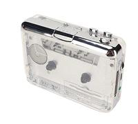 RASTKY Reproductor de Cinta a MP3 Grabadora de Casete USB Liviana para una Calidad de Sonido Nítida y Transferencias Sencillas a Cualquier Lugar Material ABS Transparente