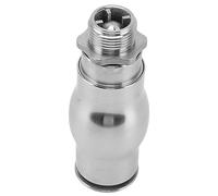 RASTKY Rociador de Fuente con Boquilla Espumosa de Burbujas de Champán de Acero Inoxidable 304 para Patio de Piscina Paisajística, Fácil Instalación para Jardines, Museos (G1'')