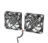 RASTKY RT-AC68U AC86U EX6200 Tengda AC15 Enfriador de Enrutador, Ventilador Dual de Enfriamiento de Energía USB Resistente y Duradero, Herramienta de Disipación de Calor de 5 V, Longitud de Cable