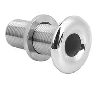 RASTKY Salida de Agua Tipo Pagoda a Través del Casco en Acero Inoxidable 316 de Grado Marino para Barcos Manguera de Yate, Salida de Agua para Barcos Duradera y Resistente para Marineros Plata