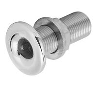 RASTKY Salida de Agua Tipo Pagoda a Través del Casco en Acero Inoxidable 316 de Grado Marino para Barcos Manguera de Yate, Salida de Agua para Barcos Duradera y Resistente para Marineros Plata