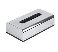 RASTKY Servilleta Elegante, Soporte para Pañuelos Electrochapado, Contenedor, Servilleta de Almacenamiento, Uso en Casa, Coche, Hotel, Cubierta de Tejido Multifunción