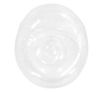 RASTKY Silla Inflable Transparente de PVC, Muebles Ergonómicos Inflables para Fiestas en el Patio, Jardines, Dormitorios, Asiento Transparente para Uso en Interiores y Exteriores