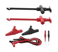 RASTKY Sondas de Prueba de Alto Rendimiento Juego de Cables PA de PVC y Latón, 30 VCA-60 VCC Máximo 19 A para Pruebas Electrónicas Confiables