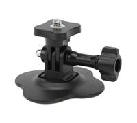 RASTKY Soporte Adhesivo para Casco, Tornillo de 1/4 de Pulgada, Base Adhesiva Flexible Giratoria 180 con Diseño Extraíble sin Rastro para 3 Cámaras Action 6 360 X5
