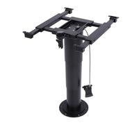 RASTKY Soporte de Pedestal de Mesa para Vehículos Recreativos de Aleación de Aluminio Ajustable de Alta Dureza para Barcos Yates, Elevación Neumática de 35 a 28,7 Pulgadas de para Muebles de (Black)