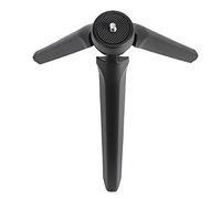 RASTKY Soporte de Trípode de Escritorio con Luz de Relleno Portátil para Fácil Transporte, Mini Soporte para Teléfono con Tornillo de 1/4 de Pulgada para Enseñanza en Vivo, Material Plástico