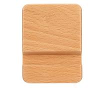 RASTKY Soporte Minimalista de Madera para Teléfono Celular Soporte de Escritorio para Teléfono Inteligente de Madera Hecho a Mano Portátil Liviano Resistente a los Arañazos para Video Chat, Lectura