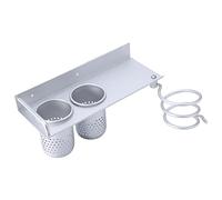 RASTKY Soporte para Cepillo de Dientes, Estante de Baño con Peine, Estante de Almacenamiento de Aluminio Tijeras, Solución Organización del Baño