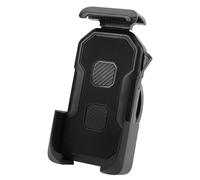 RASTKY Soporte para Teléfono de Bicicleta, Antideslizante, Fácil Montaje para Ciclismo, Clamp/Holder de Teléfono para Bicicleta ABS de 3 Garras para Scooters Eléctricos (Black)