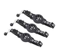 RASTKY Soporte Protector Reflectante para Collar de Gatito con Campana, Ajuste Ajustable para Mayor Comodidad, Juego de 3 Piezas (Black)