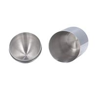 RASTKY Soportes para Hisopos de Algodón de Acero Inoxidable 304, Elegantes Botes con Tapa, Almacenamiento en el Hogar para el Baño, Organización Perfecta de Bolas e Hisopos de Algodón