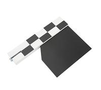 RASTKY Tablero de Claqueta Profesional de Director de Cine con Imán Incorporado para Accesorios de Fotografía de Escenas de Acción 9,8x7,1 Pulgadas para Producción de Vídeo (Black)