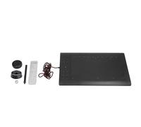 RASTKY Tableta de Arte Digital a Prueba de Desgaste, Tableta de Animación 233PPS 5080 LPI, de Dibujo para Escritorio, Portátil, Teléfono Móvil ABS 360x240x10mm (Black)