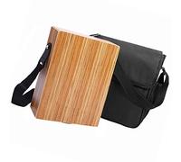RASTKY Tambor de Cajón Viajero con Cuerdas con Efecto Similar a un Zumbido, Liviano y Portátil para Practicar el Ritmo, Incluye Mini Llave y Bolsa de Transporte, Ideal para Acompañamiento de Banda,