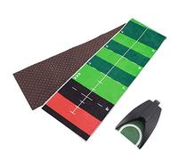 RASTKY Tapete Portátil para Entrenamiento de con Gráficos de Práctica Detallados, Mejora Las Habilidades de Putt y Las Habilidades Básicas, Adecuado para Entusiastas del, Material PP, como Se