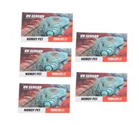 RASTKY Tarjeta de Prueba UV Prueba Rápida Sensor Reutilizable para Reptiles Medición Rápida UV 10 Segundos 5 Piezas Material Premium