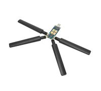 RASTKY Tarjeta WiFi 5G DONGLE USB3.1 a M.2 Clave B Tablero de Aleación de Aluminio con 4 Antenas, Indicador de Encendido para Módulo 5G Fácil Instalación y Uso