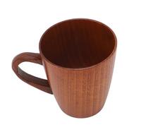 RASTKY Taza de Madera Pequeña Hecha a Mano de Diseño único, Taza de té de Madera de 250ml con Asa para Regalo de Inauguración de la Casa, Regalo Adorable para Adictos Al té