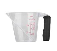 RASTKY Taza Medidora de Plástico en ángulo con Asa y Taza Medidora Versátil de 250 Ml Medición Precisa de Líquidos para Cocinar, Hornear y Preparar Bebidas