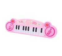 RASTKY Teclado de Piano Electrónico para Niños de 12 Teclas, Juguete Musical para Niños, Diseño Suave y No Angular, Promueve la Capacidad de Las Manos y el Interés Musical, Metal Plástico, 1 órgano